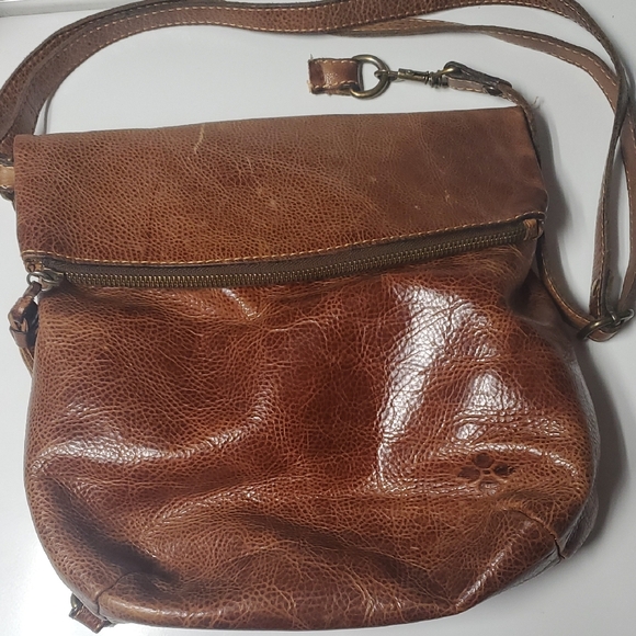 Patricia Nash Handbags - Patricia Nash Luzille Brown Leather Tote Backpack Distressed Leather Finish